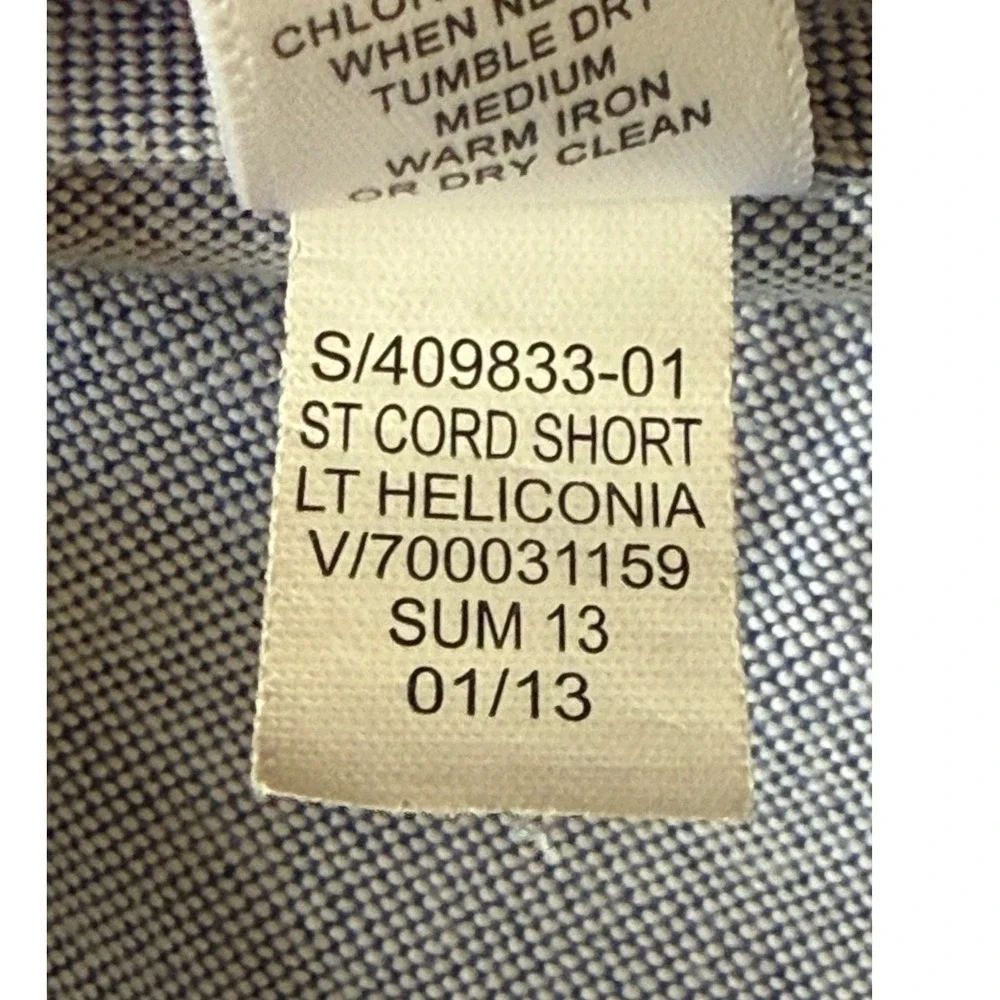 Banana‎ Republic Cord Shorts Mens 38 Red White Pinstriped Corduroy Beach Preppy